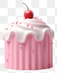 PNG Cake dessert cupcake icing. AI generated Image by rawpixel.