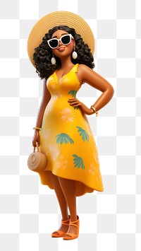 PNG Dress summer doll toy. AI generated Image by rawpixel.