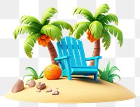 PNG Summer furniture outdoors cartoon. 