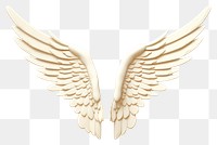 PNG Angel white wing white background. AI generated Image by rawpixel.