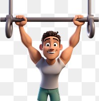 PNG Sports exercising cartoon transparent background. 