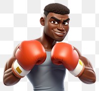 PNG Boxing punching cartoon sports. 