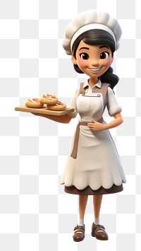 PNG Cartoon baker transparent background freshness. 