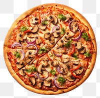 PNG Pizza food transparent background vegetable. 