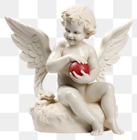 PNG Figurine angel white cupid. 