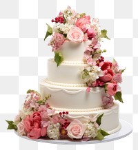 PNG  Dessert wedding flower cream. AI generated Image by rawpixel.