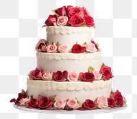 PNG  Dessert wedding flower cream. AI generated Image by rawpixel.