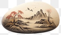 PNG Painting art creativity porcelain. AI generated Image by rawpixel.
