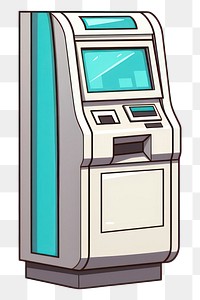 PNG Machine cartoon atm technology. AI generated Image by rawpixel.