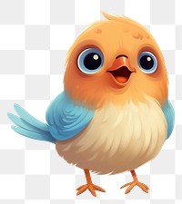 PNG Bird animal beak cute transparent background