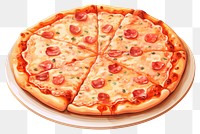 PNG Pizza food meal pepperoni. 