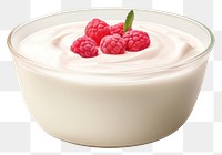 PNG Raspberry dessert cream fruit. AI generated Image by rawpixel.