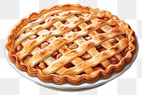 PNG Pie dessert food cake. AI generated Image by rawpixel.