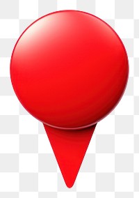 PNG Sphere pin transparent background balloon. 