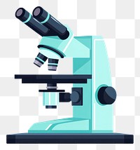 PNG  Microscope white background magnification technology. AI generated Image by rawpixel.