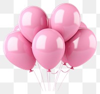 PNG Balloon pink transparent background anniversary. 