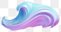 PNG Cartoon nature wave sea. AI generated Image by rawpixel.
