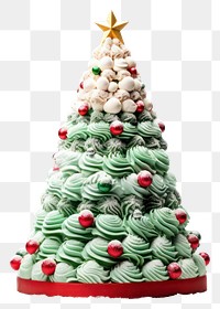 PNG Christmas cake decoration dessert. 