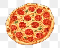 PNG Pizza plate food pepperoni. 