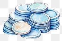 PNG Money coin arrangement investment. AI generated Image by rawpixel.