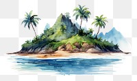 PNG Island landscape outdoors tropical. AI generated Image by rawpixel.