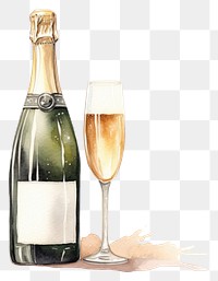 PNG Bottle champagne glass drink