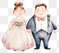 PNG Wedding cartoon togetherness celebration. 