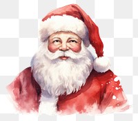 PNG Christmas portrait santa claus celebration. 