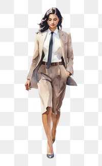 PNG Blazer coat accessories hairstyle. AI generated Image by rawpixel.