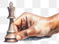 PNG Chess adult game hand. 