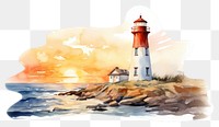 PNG Architecture lighthouse building tower. AI generated Image by rawpixel.