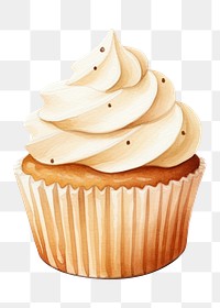 PNG Cupcake dessert cream food. 