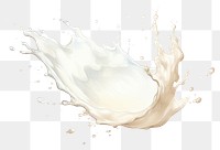 PNG Milk refreshment splattered simplicity. AI generated Image by rawpixel.