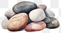 PNG Pebble medicine boulder capsule. AI generated Image by rawpixel.