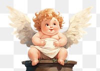 PNG Angel cute toy representation. AI generated Image by rawpixel.