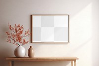 Picture frame png transparent mockup, wall decoration