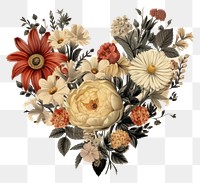 PNG Flower art painting pattern