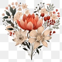 PNG Flower art pattern drawing. 