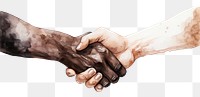 PNG Vitiligo handshake adult togetherness. 