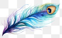 PNG Peacock feather drawing pattern. AI generated Image by rawpixel.