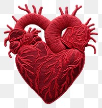 PNG Heart creativity clothing knitwear. AI generated Image by rawpixel.