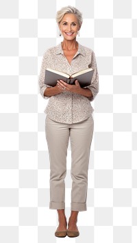 PNG Publication standing reading adult. AI generated Image by rawpixel.