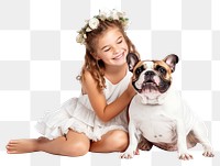 PNG Portrait bulldog mammal animal. AI generated Image by rawpixel.
