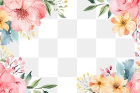 PNG Flower backgrounds pattern plant. 