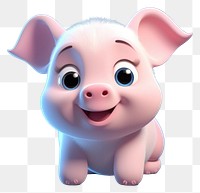 PNG Pig cartoon animal mammal. 