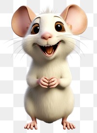 PNG Rat cartoon rodent animal. 