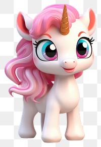 PNG Figurine cartoon horse cute