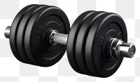 PNG Dumbbell sports wheel gym. AI generated Image by rawpixel.