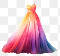 PNG Fashion wedding dress petal. 