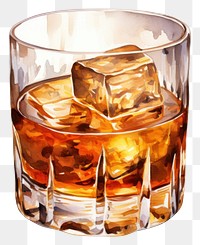 PNG Whiskey whisky drink glass. AI generated Image by rawpixel.